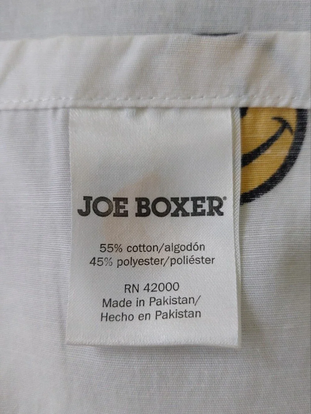 JOE BOXER Smiley Face Emoji Twin sheet set NWOT
